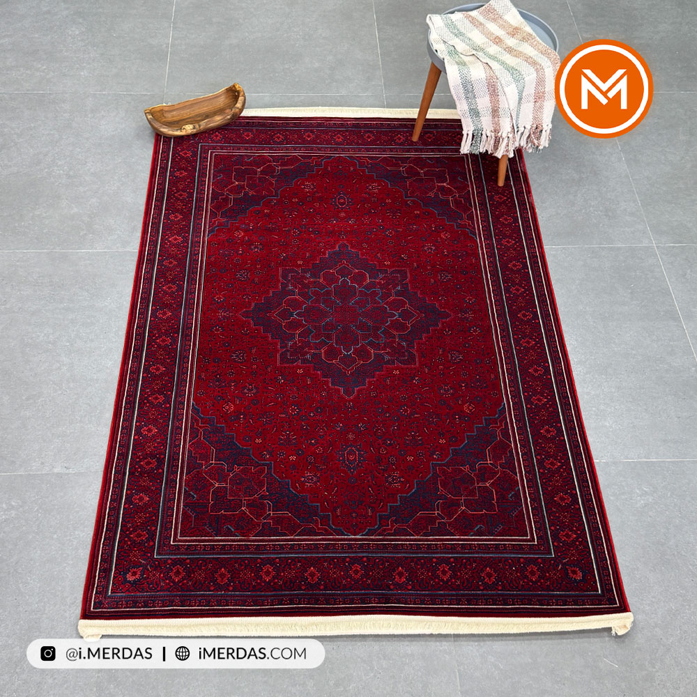 فرش گبه هریس دربار LSK زمینه تمام رنگ